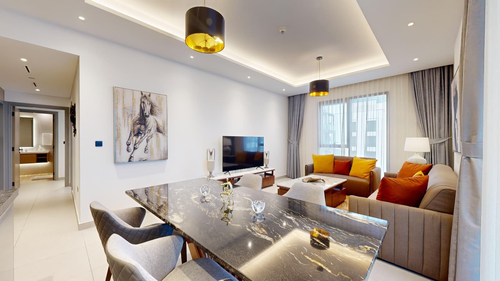 Luxury Fully Furnished 2-Bedroom + Maid Apartment in JVC photo 2