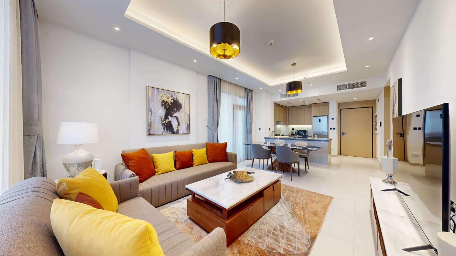 Luxury Fully Furnished 2-Bedroom + Maid Apartment in JVC photo 4