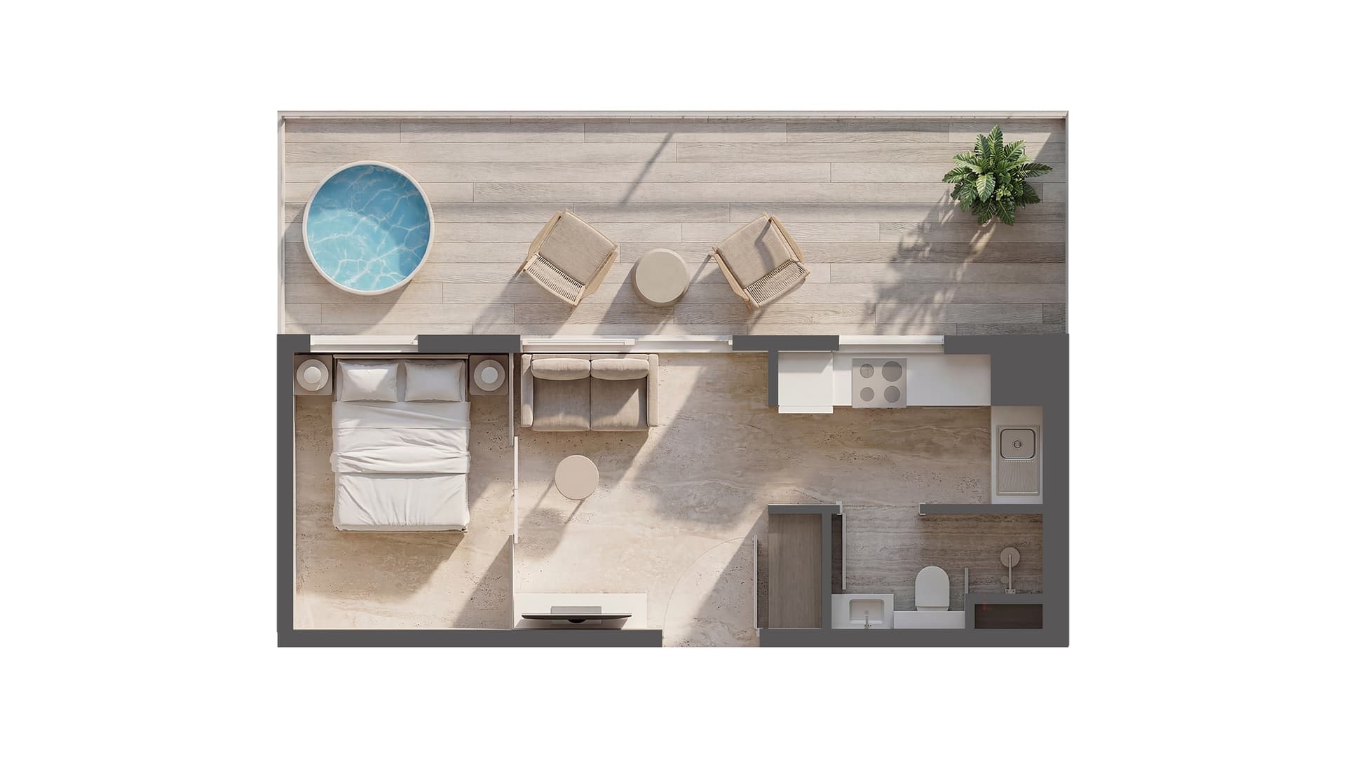 Smart Studio +Jacuzzi | Fully Furnished | Limited Time Offer| Downtown Views — 22